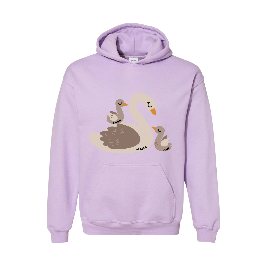 Mama Swan Personalized Hoodie