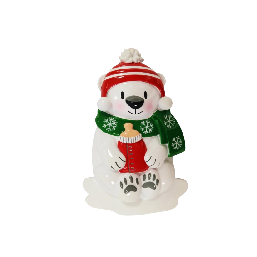 Baby Polar Bear Ornament