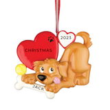 Dog Lover Personalized Christmas Ornament
