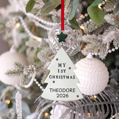 Baby’s First Christmas Tree Ornament