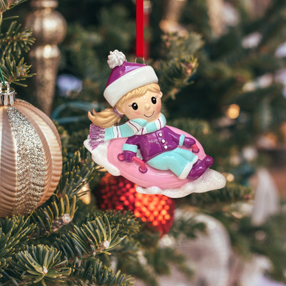 Tubing Girl Ornament