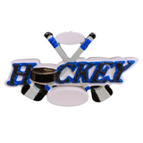 Hockey with Sticks Ornament