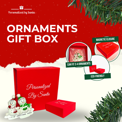 Baby with Present Ornament
