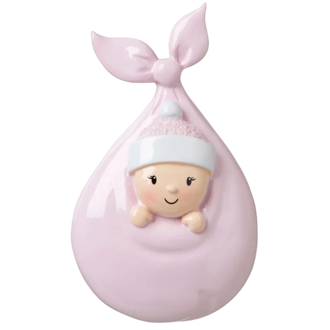 Pink Baby Bundle Ornament