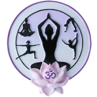 Ornement décoratif « postures de yoga »