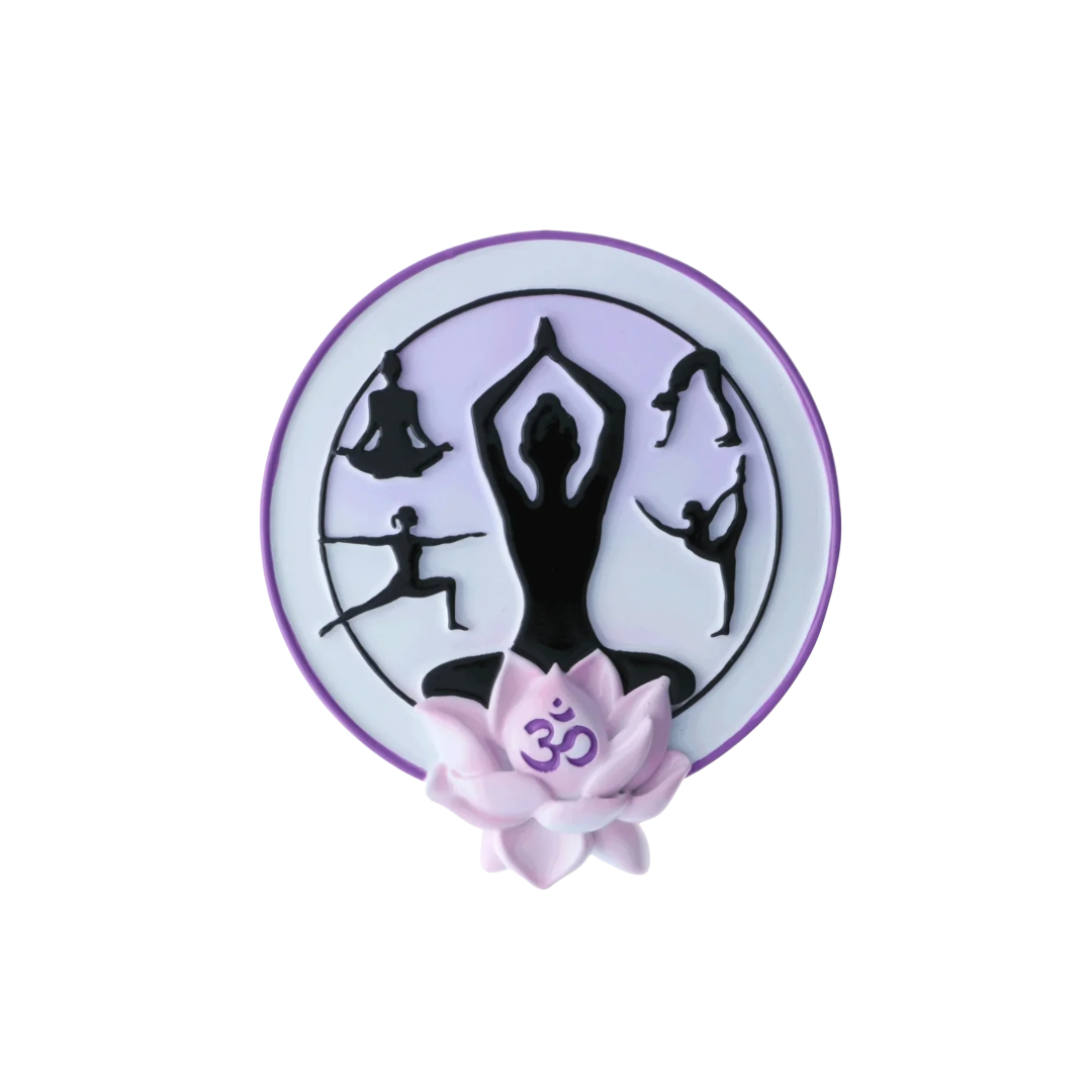 Ornement décoratif « postures de yoga »