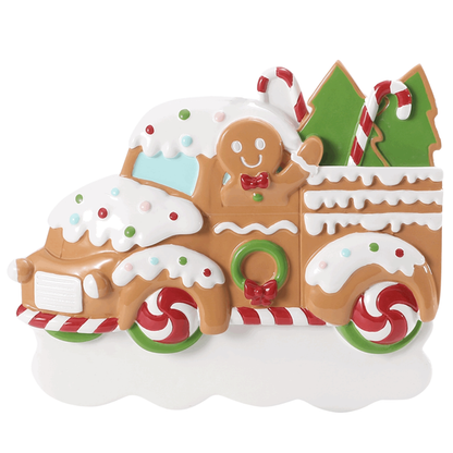 Gingerbread Truck Ornament