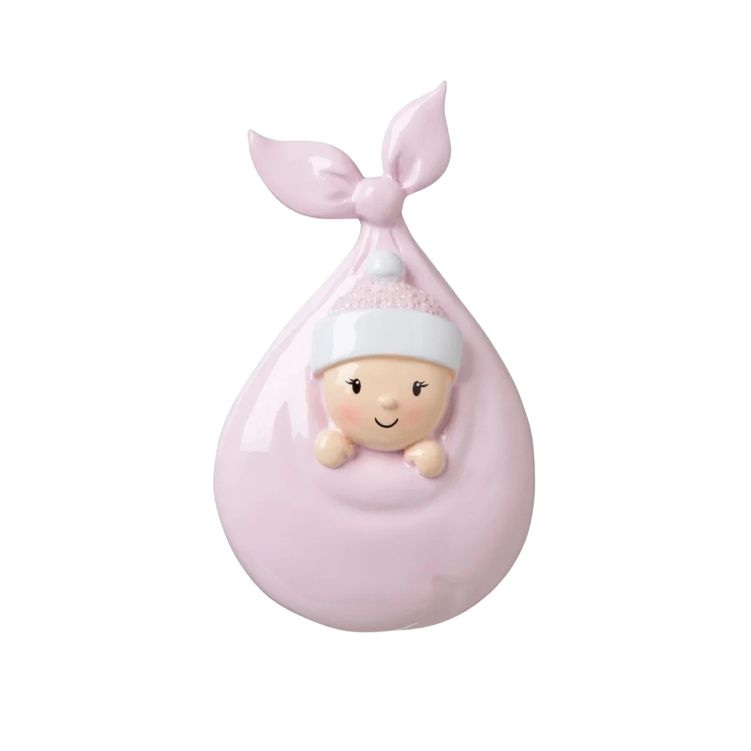 Pink Baby Bundle Ornament