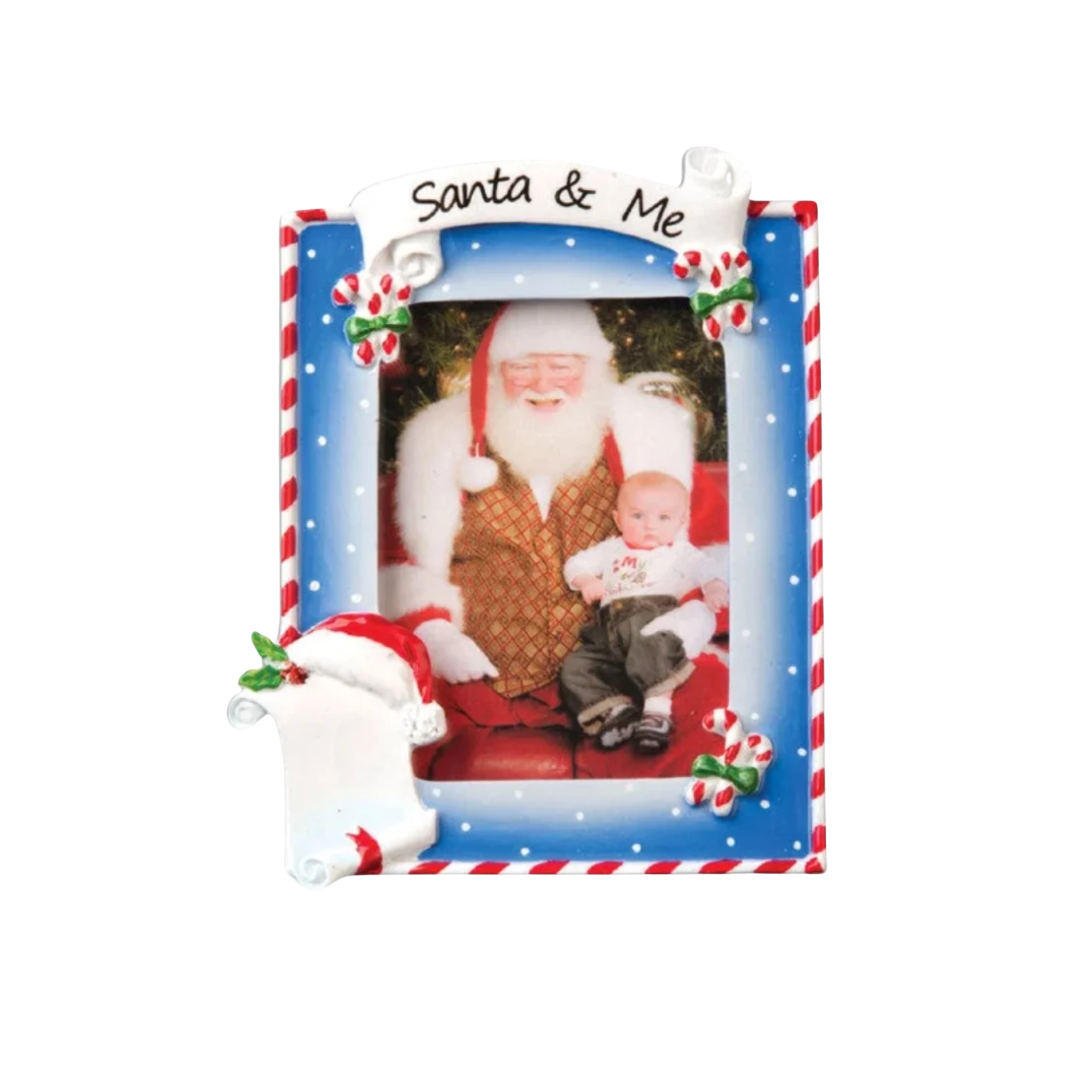 Santa & Me Frame Ornament