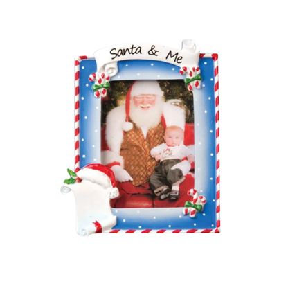 Santa & Me Frame Ornament