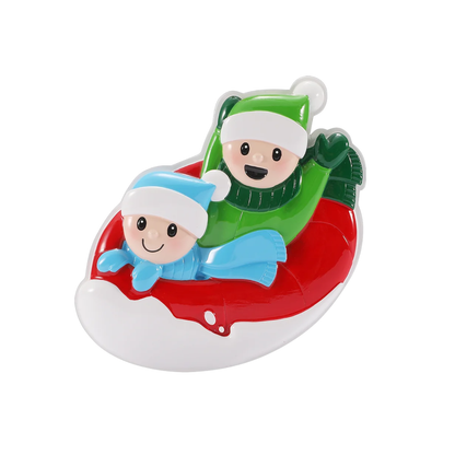Parent with Child Snow Tubing Ornament