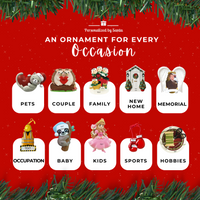 North Pole Family of 8 Ornament