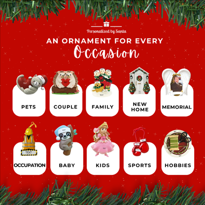 Gingerbread Family of 3 Ornament