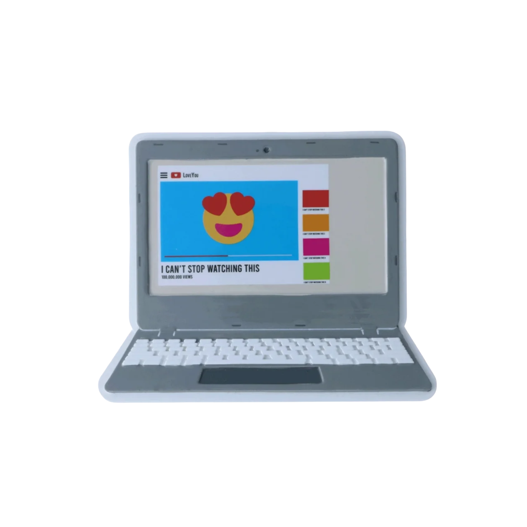 Ornement d'ordinateur portable « Watching »
