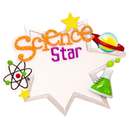 Science Star Ornament