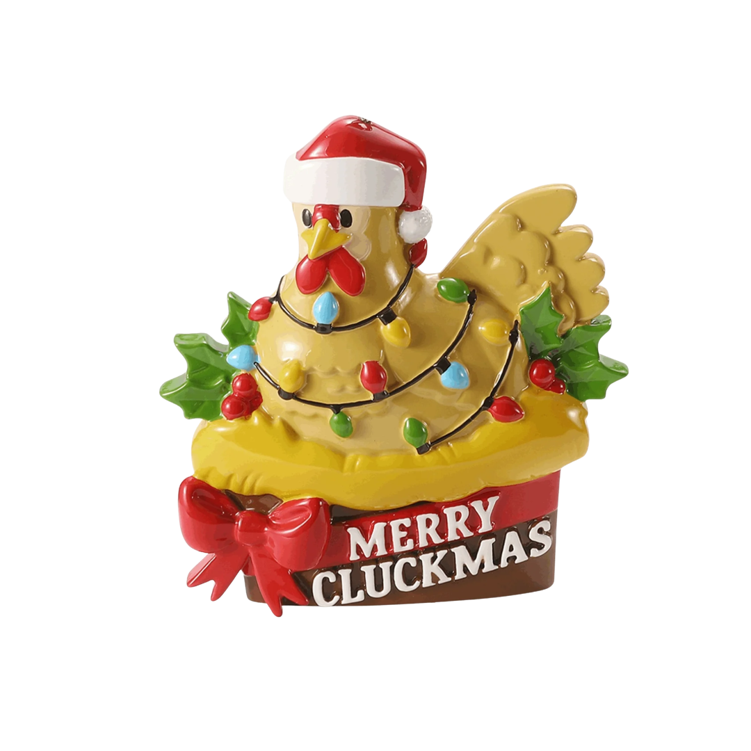 Merry Cluckmas Ornament