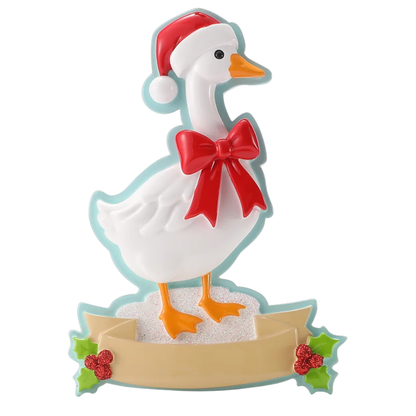 Christmas Goose Ornament
