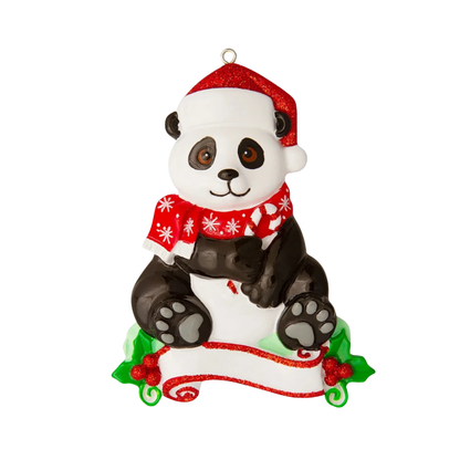 Ornement de panda de Noël