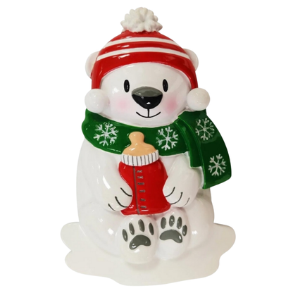 Baby Polar Bear Ornament
