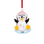 Baby Penguin Girl Ornament