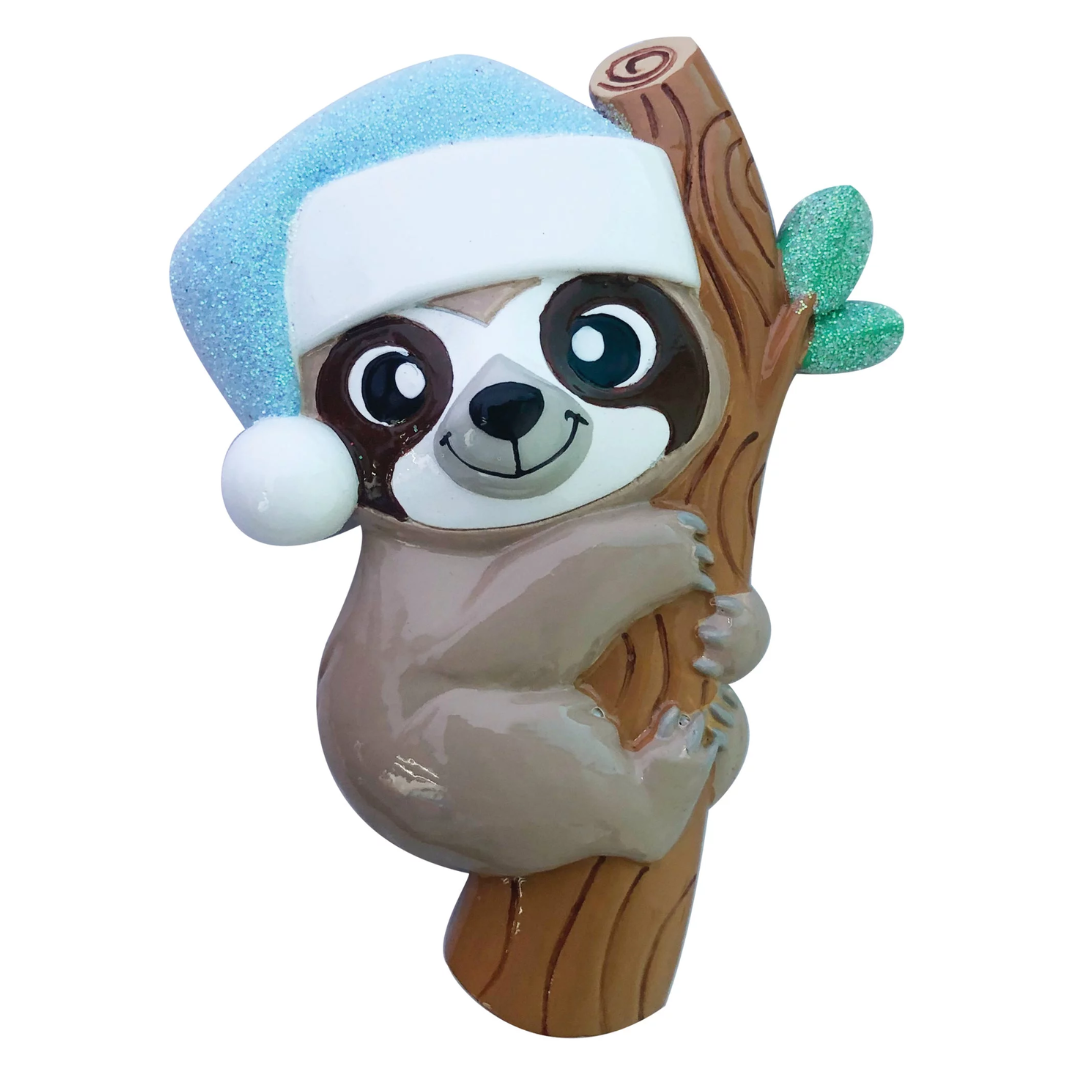Baby Sloth - BLUE Ornament