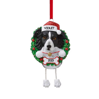 Border Collie Dog Ornament