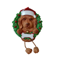 Labra Doodle Dog Ornament