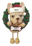 FRENCH Bulldog Dog Ornament