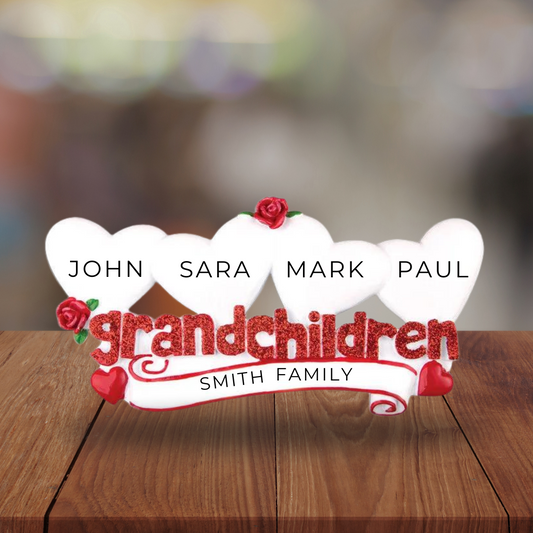 Grandchildren 4- Table Topper Stand Decoration