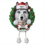Husky Dog Ornament
