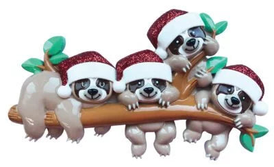 Sloth Family - Family of 4