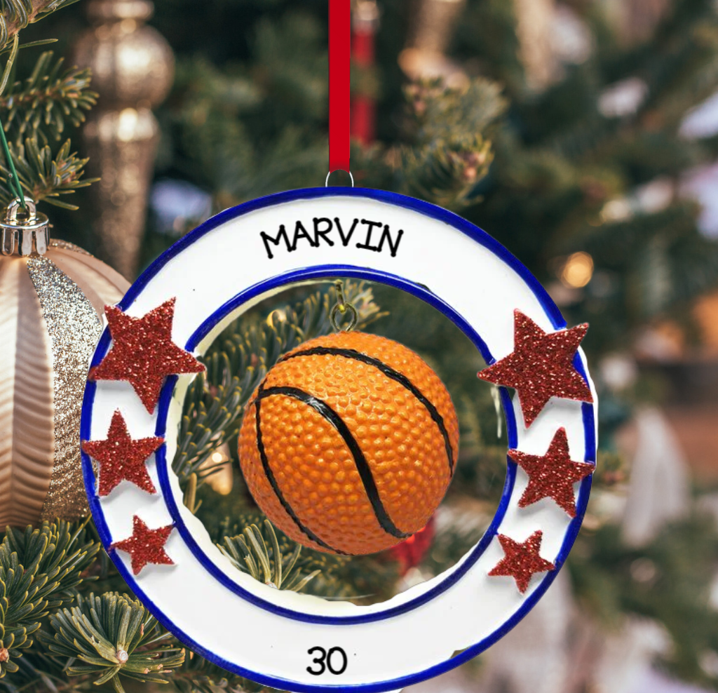Basketball - 3D Ornament
