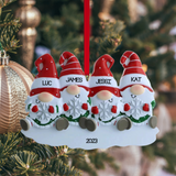 Gnome Family of 4 Ornament