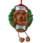 Labra Doodle Dog Ornament