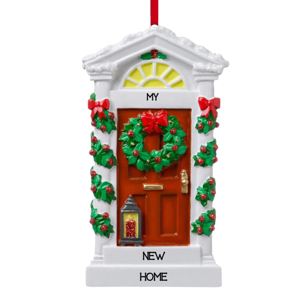 Red Christmas Door Ornament