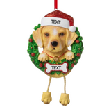 Yellow Lab Dog Ornament