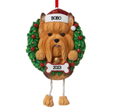 Yorkie Dog Ornament