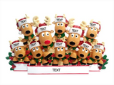 Reindeer Family of 10- Table Topper Stand Decoration