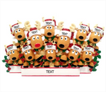 Reindeer Family of 11- Table Topper Stand Decoration