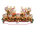 Reindeer Family of 9- Table Topper Stand Decoration