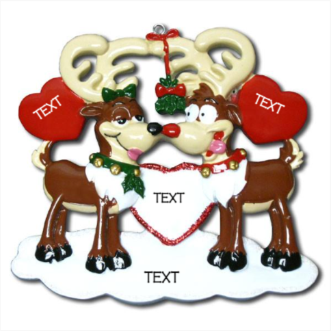 Reindeer Love Ornament