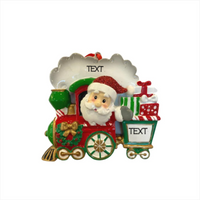 Santa train Ornament
