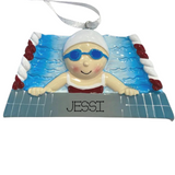 Swimmer Girl Ornament