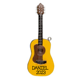 Acoustic Guitar Ornament- Personalized by Santa