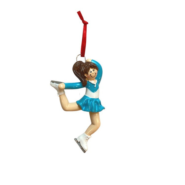 Figure Skater Girl Ornament - Personalized by Santa - Canada