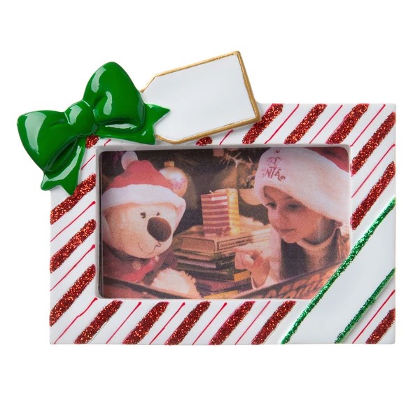Christmas Picture Frame Ornament - Personalized by Santa - Canada