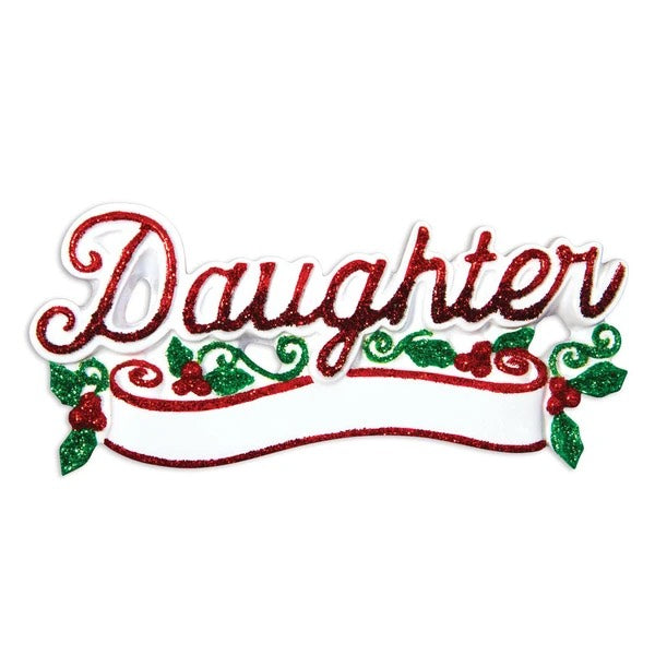 Daughter Ornament - Personalized by Santa - Canada