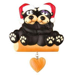 Black Bear Couple Ornament - Personalized by Santa - Canada