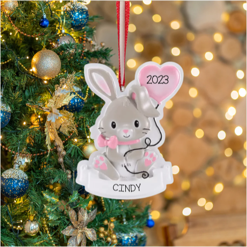 Baby Bunny (Boy and Girl) Ornament