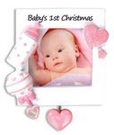 Baby Frame - Pink Ornament - Personalized by Santa - Canada